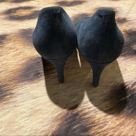 Shoes of Prey Hell on Heels Blue Suede Pumps - Picture 8 of 12